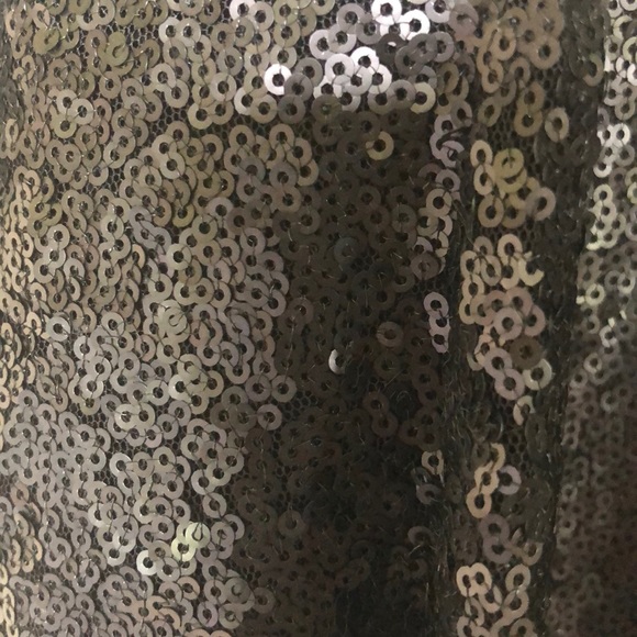 Black Sequin Free People Mini Dress - Picture 3 of 4